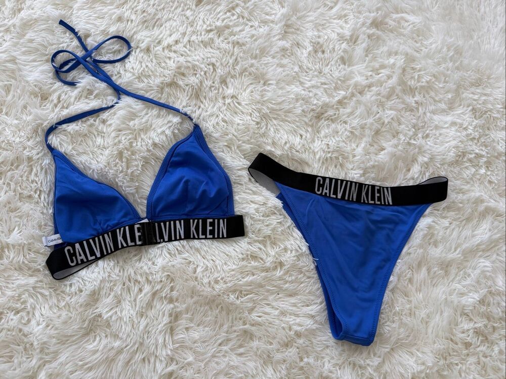 Calvin Klein blue bikini set size XS